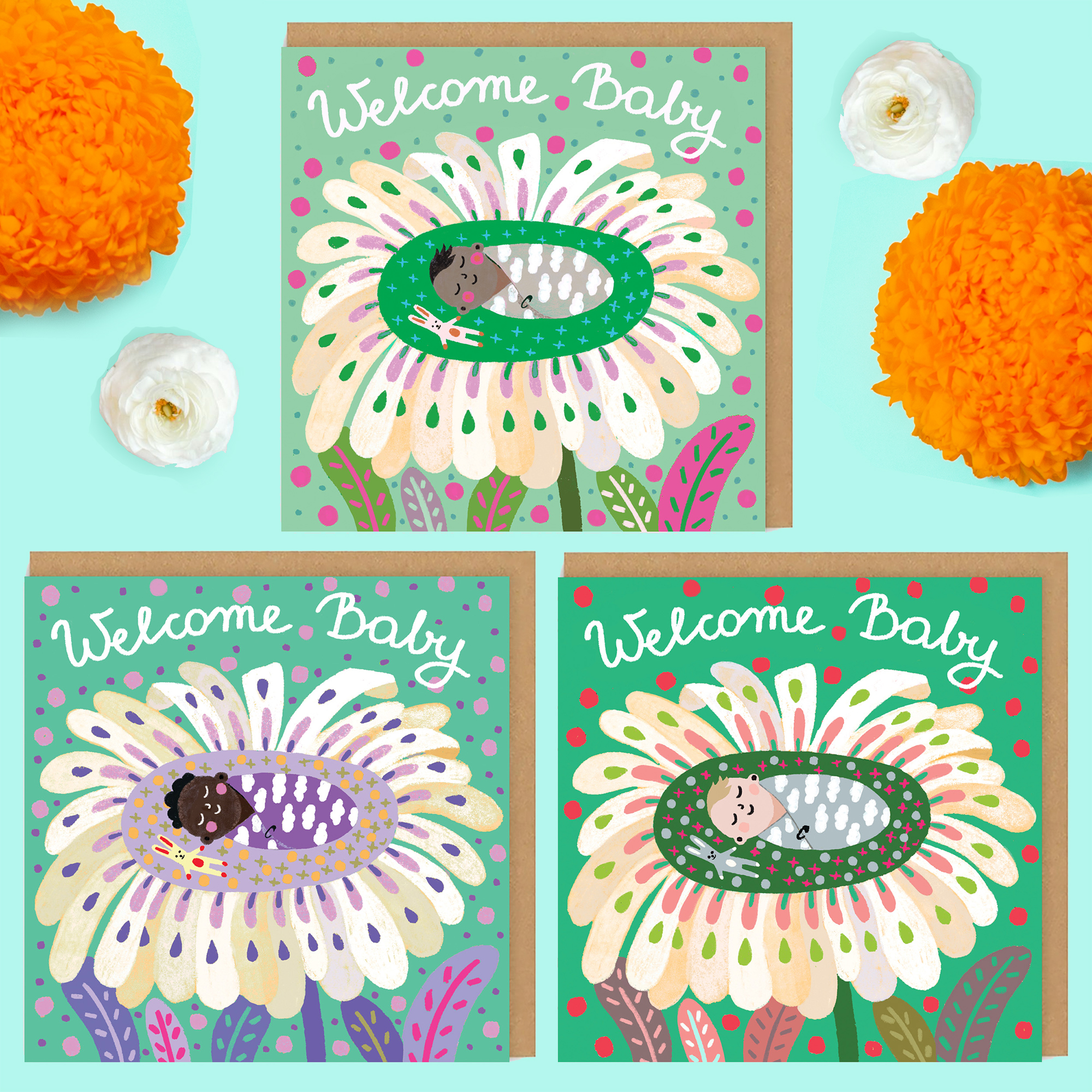 Flower Baby 2 - 6 pack - Image 2